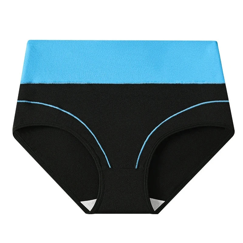 7PCS High Waist Body Shaper Soft Cotton Briefs for Women Slimming Breathable Panty Plus Size XS-3XL Lingerie Female Underwear