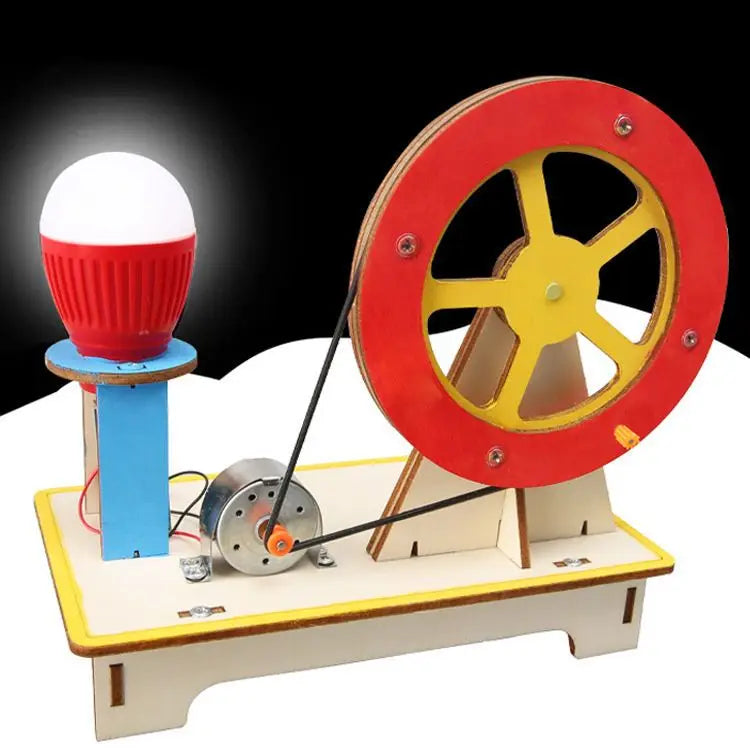 Hand-Cranked Generator Kit – DIY Science Project for Kids (Random Color)