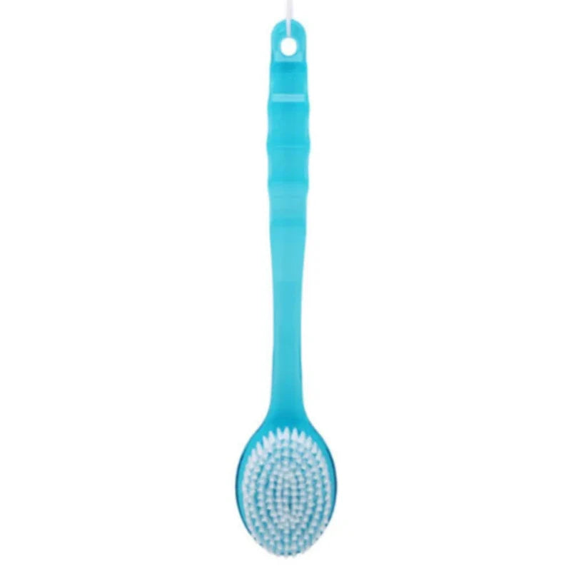 1Pc Long Handle Bath Brush Soft Hair Bath Brush Back Ball Brush Bathroom Body Brushes Mud Back Scrubber Shower Massage Brushes