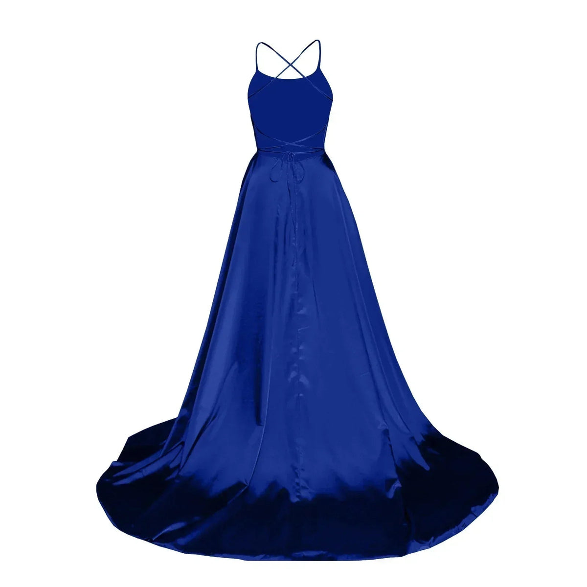 Navy Blue Bridesmaid Dress For Weddings Woman Guest 2024 Sexy Spaghetti Straps Split Prom Party Gowns Long Maid Of Dresses