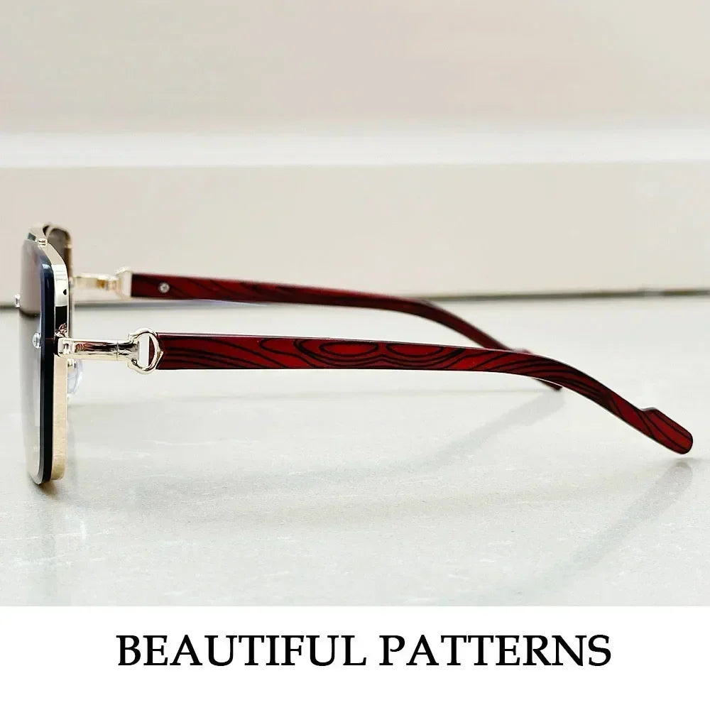 New Square Sunglasses For Men Vintage Outdoor Sunglasses Oculos Designer Wooden Glasses Sunscreen Sun Lentes Dropshipping Gafas