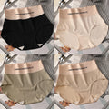 FallSweet 4PCS High Quality Women's Cotton Panties Seamless Briefs Plus Size Woman Lingerie Sexy Female Invisible Underwear M-XL