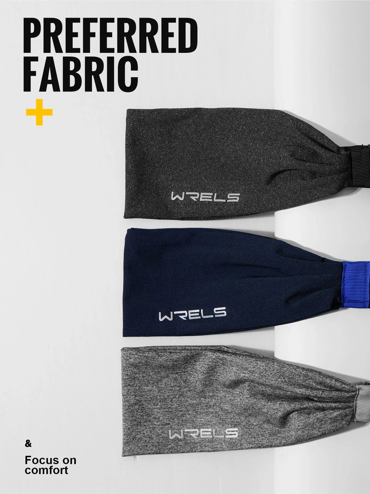 WRELS Moisture Wicking Sports Headband