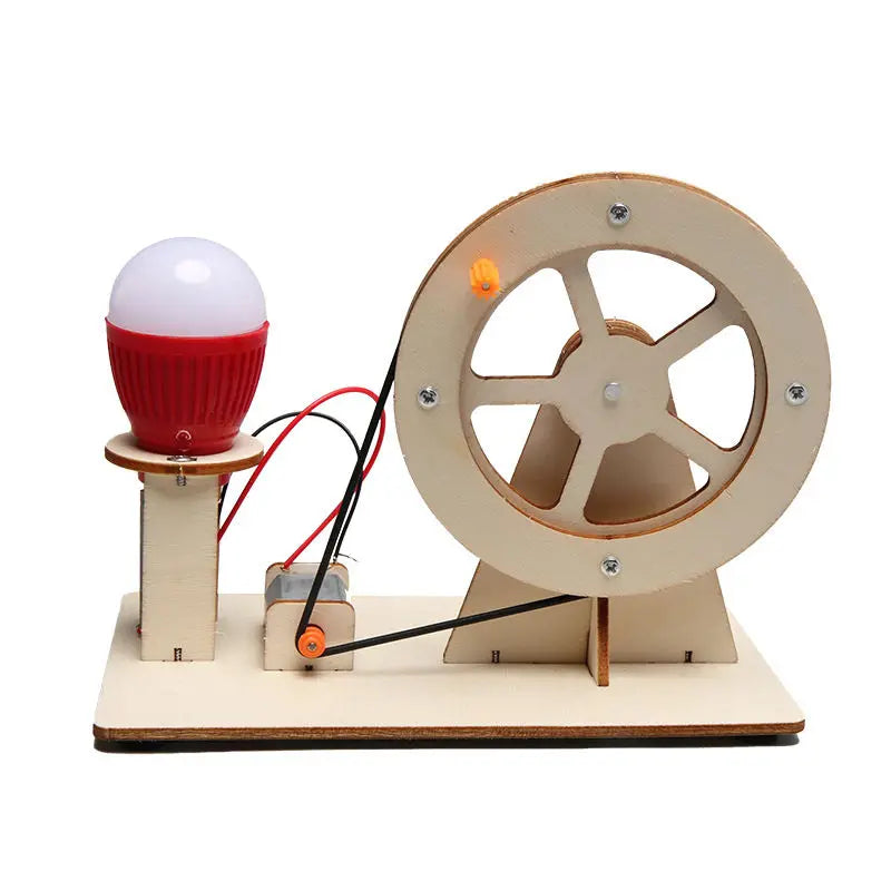 Hand-Cranked Generator Kit – DIY Science Project for Kids (Random Color)