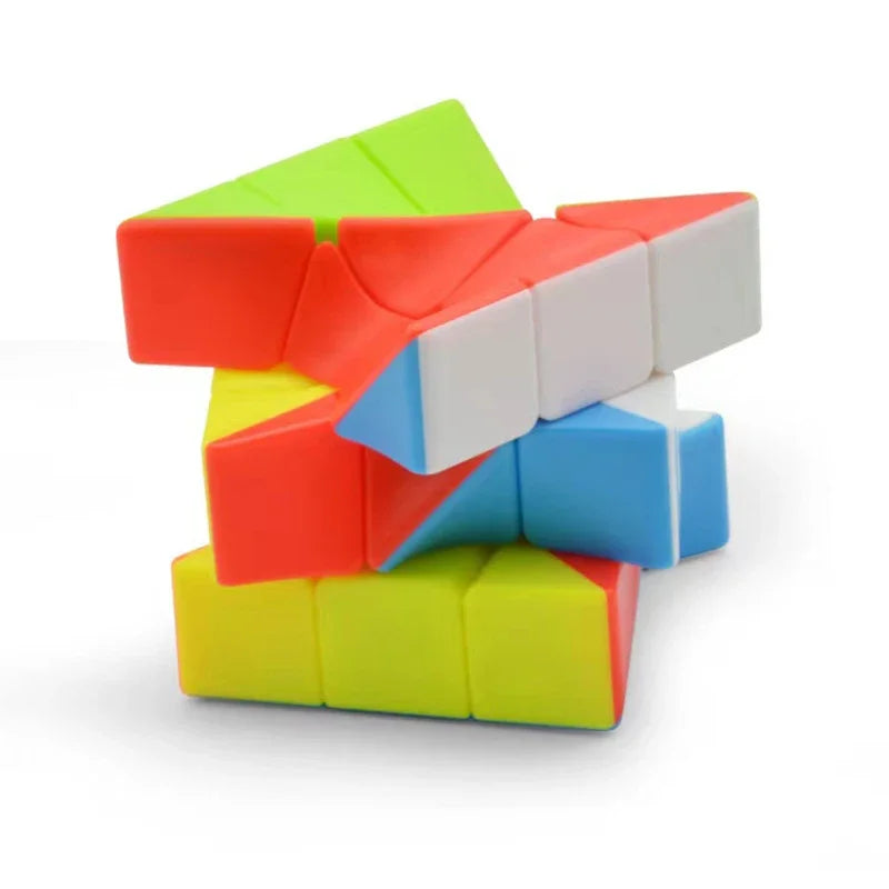 Colorful Twisted Puzzle Speed Magic Cube, Professional Intelligence Development, Educational Toy Cube for Children