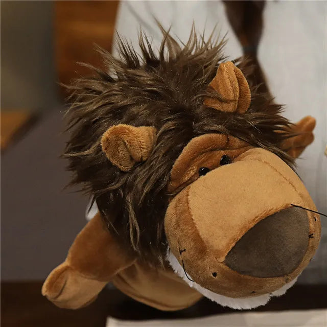 Soft Plush Horse Hand and Finger Puppet, Cartoon Toy for Kids Party Decoration