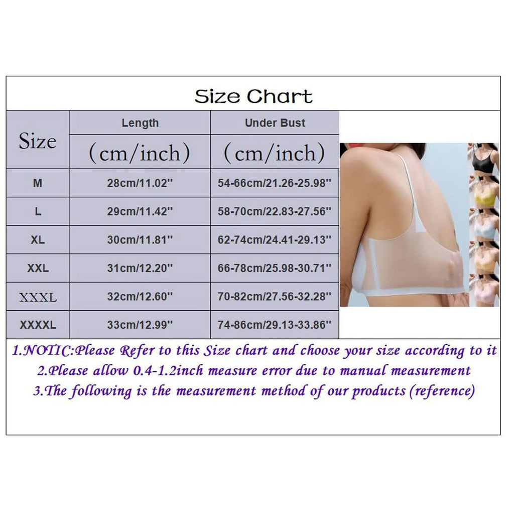 Ultra-thin Ice Silk Padded Bra Seamless Underwear Women's Thin Section Sling Beautiful Back Vest Tops Big Chest Small Sleep Bra