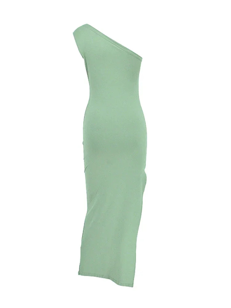 Black Backless Maxi Dress | Sexy Split Sleeveless Party Gown -femstylo