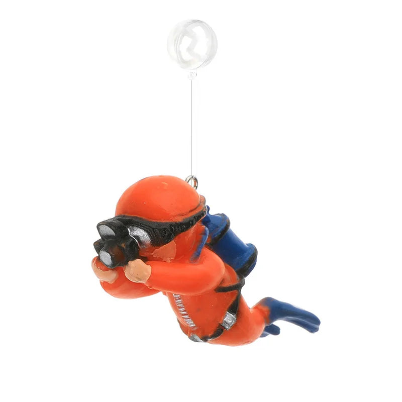 Aquarium Accessories Miniature Diver Ornaments Fish Tank Decoration Aquarium Decor Floating Landscaping Accessories for Aquarium