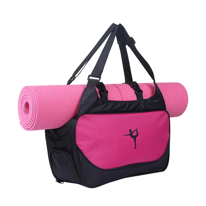 Waterproof Adjustable Gym Bag with Yoga Mat Carrier