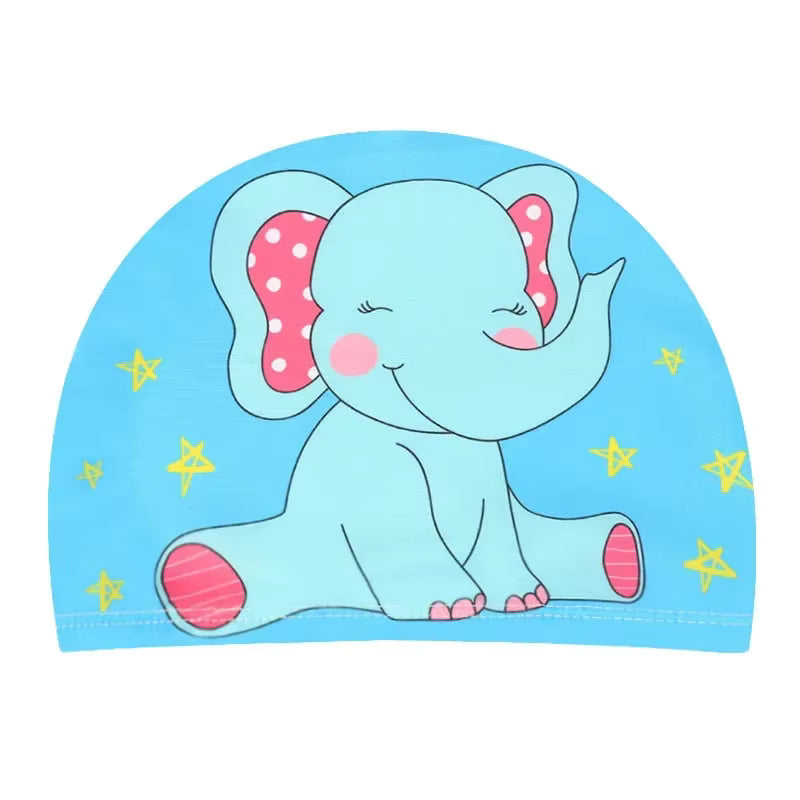 Cartoon Animal Swim Caps for Kids