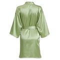 Sage Green Bridal Satin Robe Women Spanish Wedding Robe Novia Kimono Bride Party Bridesmaid Robes