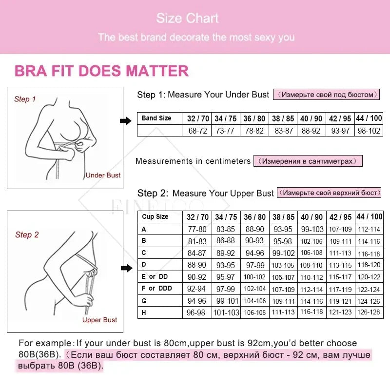 FINETOO Front Closure Strapless Bra For Woman Sexy Invisible Bras Underwear Female Push Up Brassiere One-piece Wireless Bralette
