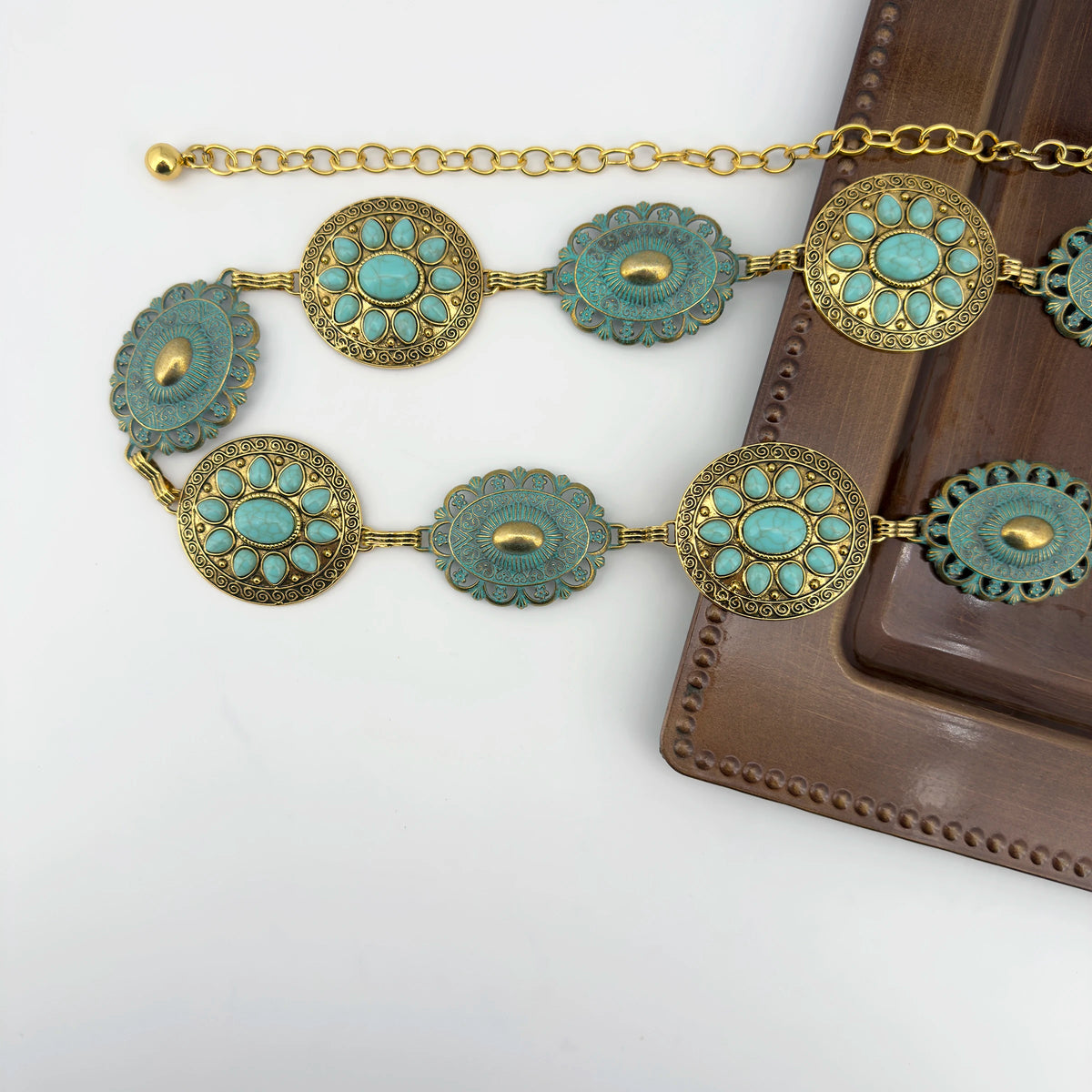 Bohemian Turquoise Waist Chain Belt