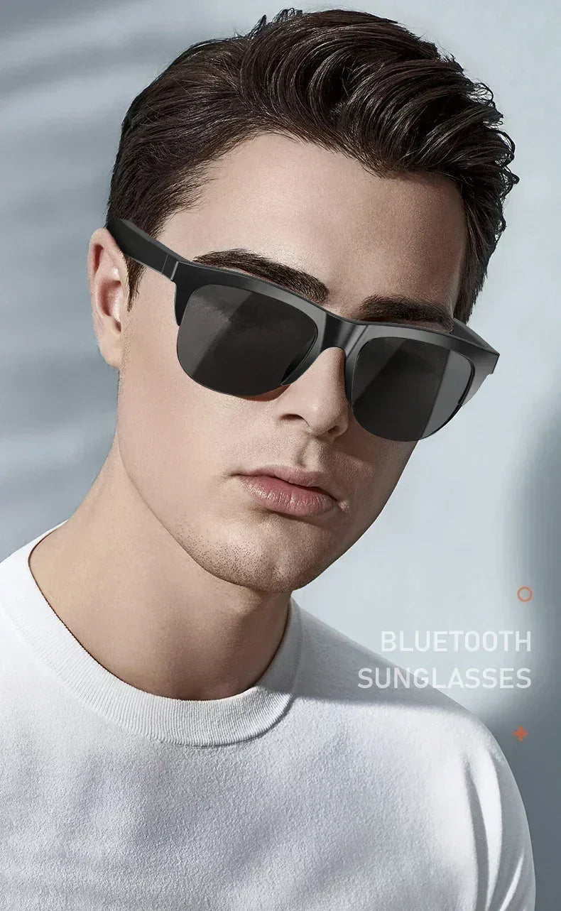 Smart Bluetooth Glasses Wireless Earphones Touch Mold Headset Bone Conduction Music Wireless Headset UV Proof Sunglasses
