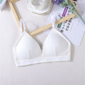 Women's Bras Cotton Brassiere Soft Intimates Solid Color Push Up Bra For Casual Everyday Wear Undergarments