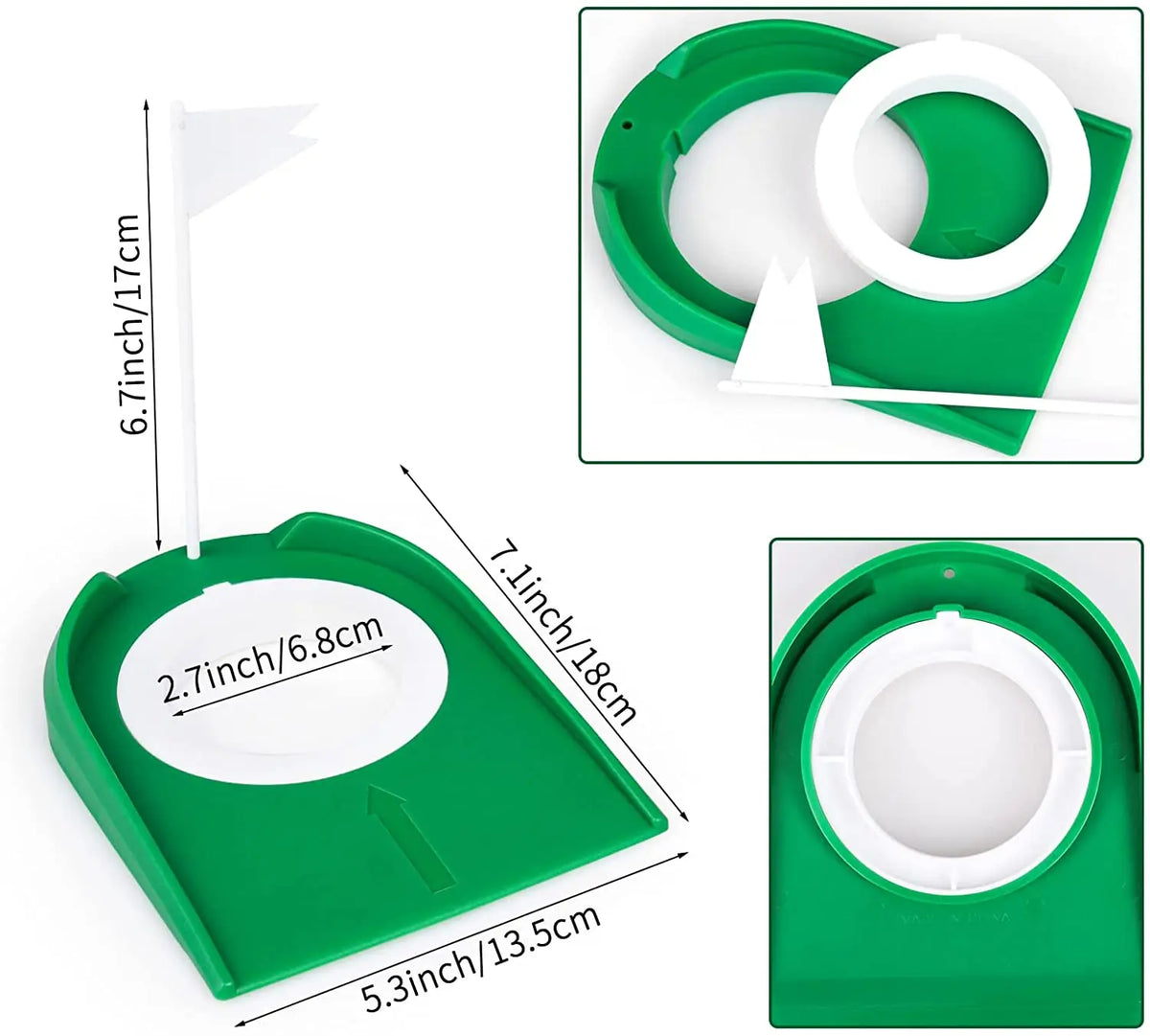 Golf Putting Cup Training Aid  Indoor Outdoor Practice
