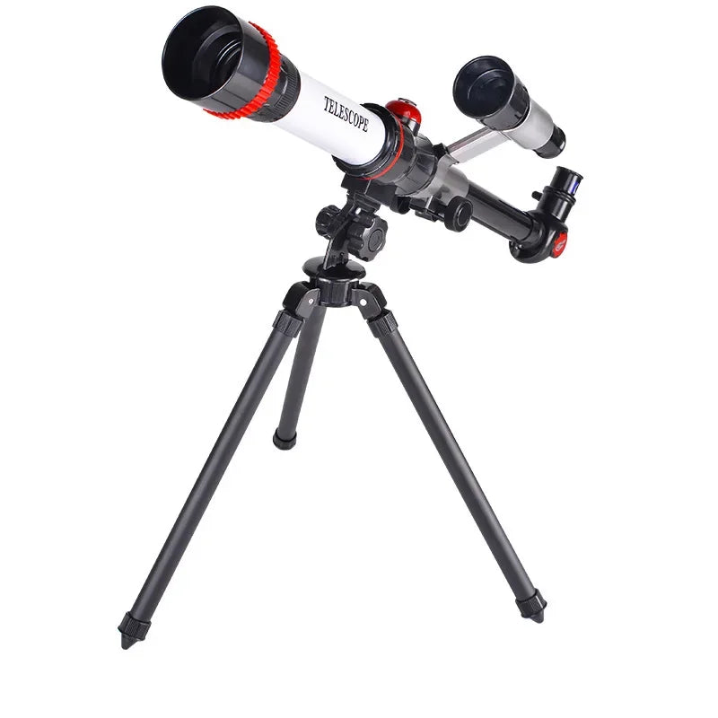 Portable Refracting Telescope for Kids 20x/30x/40x Magnification 25mm (1.0 in) Objective HD Moon & Planet Observation