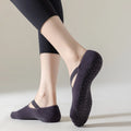 Yoga Socks Women Cotton Silicone Non slip Pilates Grip Towel  No Show Barre Sock