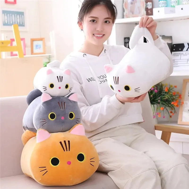 Cat Plush Toy Pillow 25cm (9.8 Inches)