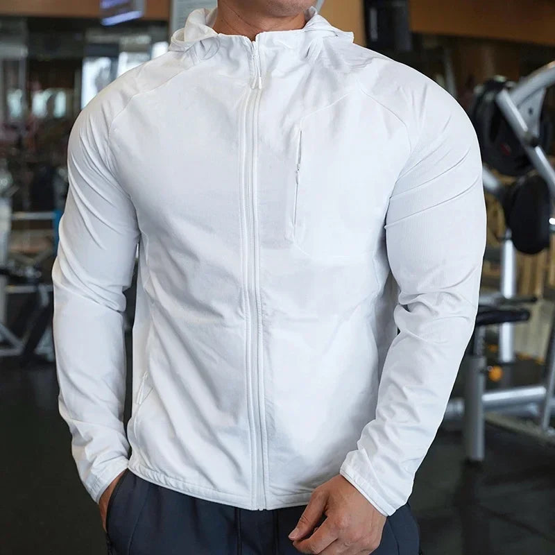 Men's Nylon Workout Hoodie