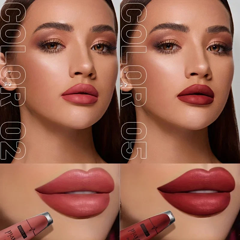 High Pigmented Matte Lip Glaze - Long-Lasting, Smudge Proof, Liquid Lipstick Makeup Valentine's Day Gifts, Women's Day Gift