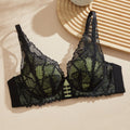2025 Elegant Beauwear 75 80 85 C D Bra Women's 3/4 Cup Plunge Bras Sexy Lace Bra Unlined Underwire Bralette CW9525