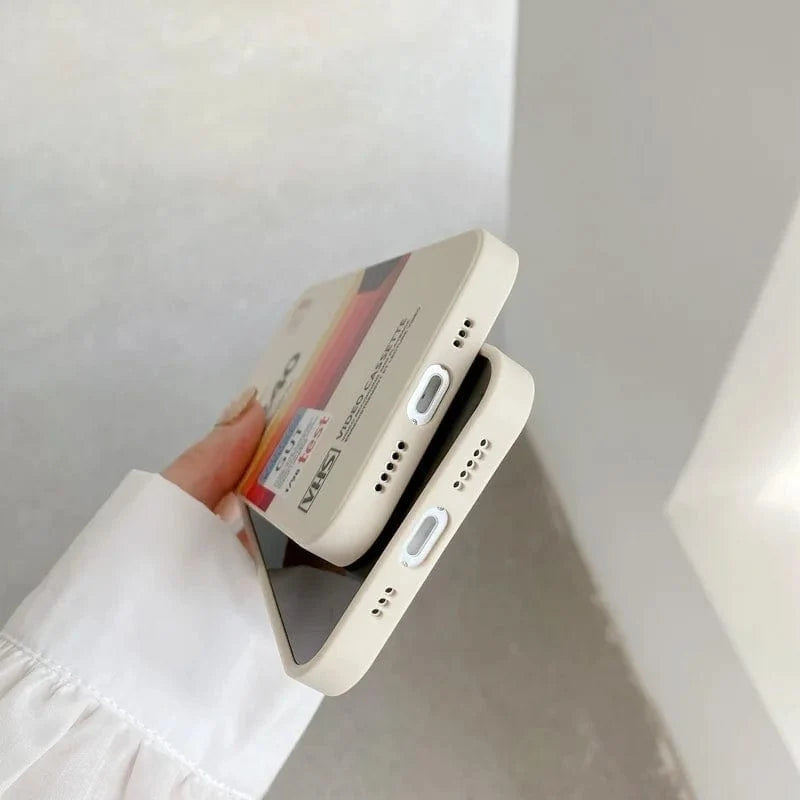 Retro Vibes VHS Label iPhone Case
