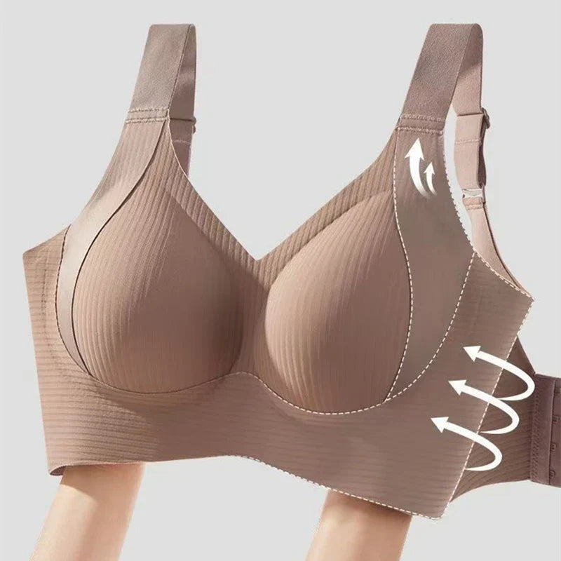 Adjustable High-Quality Women's Bra for Large Breasts Small Size Trace-Free Comfort No Steel Rings - Underwear for Women