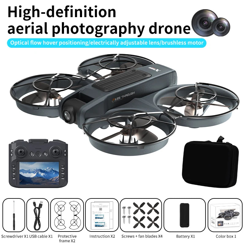 X226 Foldable Camera Drone — WiFi FPV with Big Screen Remote