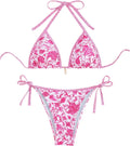 2026 New Halter String Triangle Two Piece Bikini Women Swimwear Female Swimsuit Bathers Bathing Swimming Suit Beachwear Summer