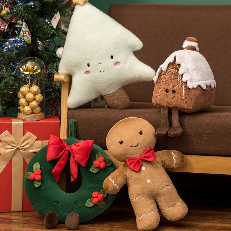 Gingerbread Man Plush Toy Cushion