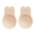 Women Push Up Bras Self Adhesive Silicone Strapless Invisible Bra Reusable Sticky Breast Lift Tape Rabbit Nipple Cover Bra Pads