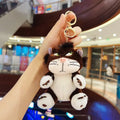 Cartoon Cute Lucifer Cat Plush Keychain, Soft Stuffed Doll Bag Pendant Gift