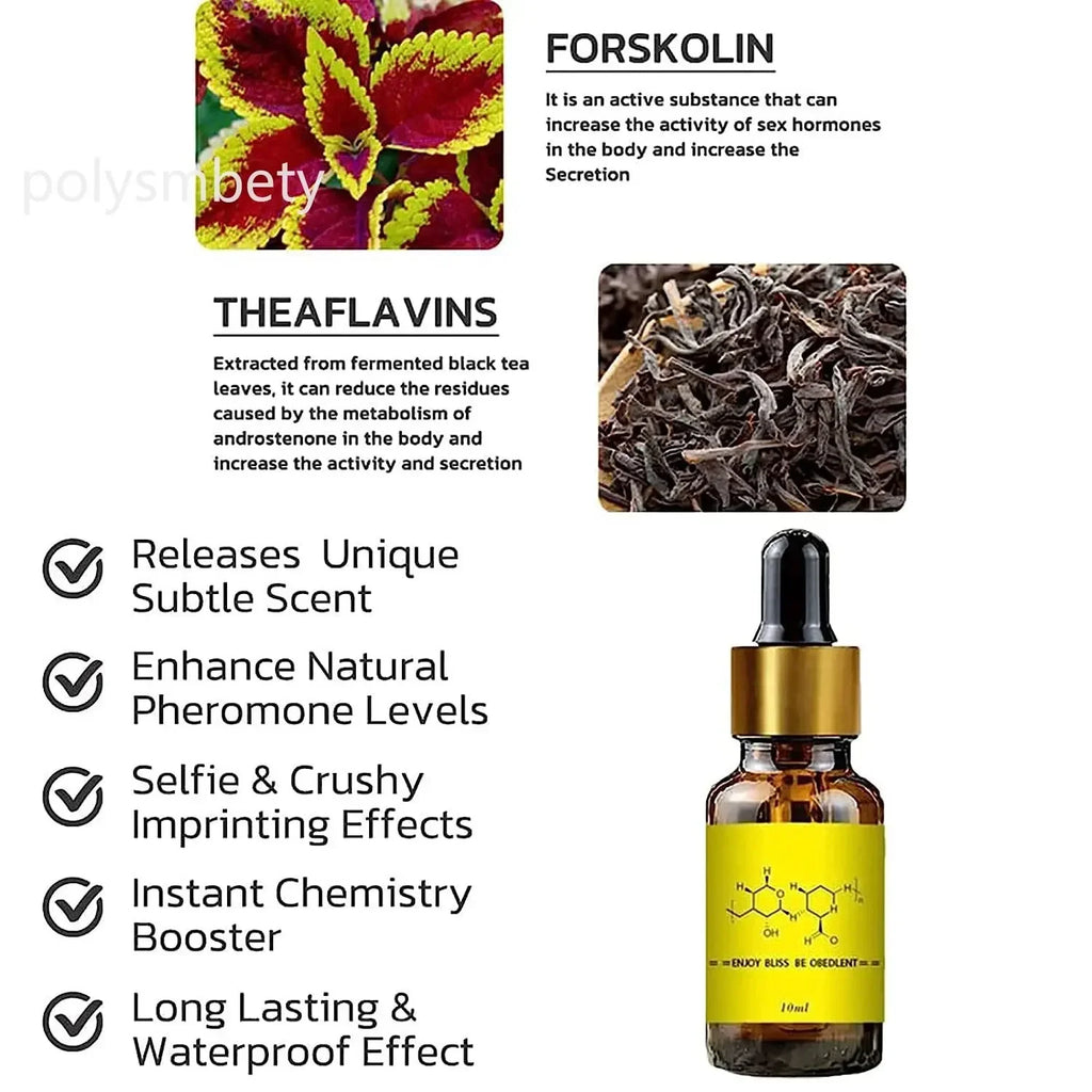 Androstenone Pheromone Oil Enhances Attraction & Sexual Appeal For Men Women Long Lasting Body Sexually Stimulating Pheromones