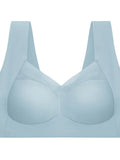 Woman Top Bra Sexy Push Up Bra Seamless Ice Silk Underwear Women Unwired Ring Sleep Lingerie Fitness Sports Bralette Invisible