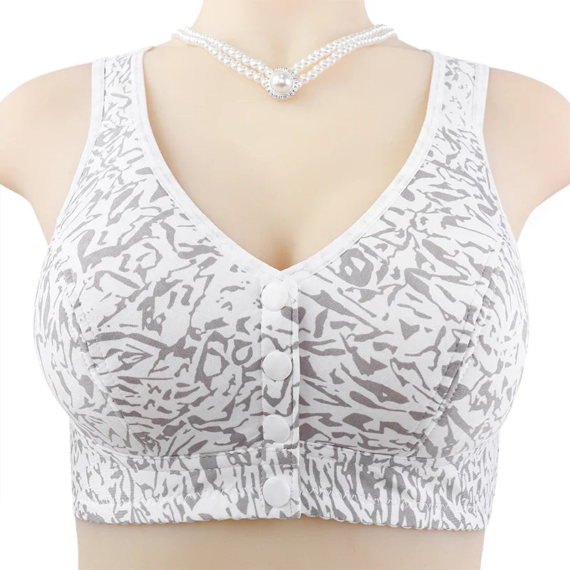 Wireless Bras For Women T-Shirt Brassiere Front Closure Underwear Comfortable Lingerie Push Up