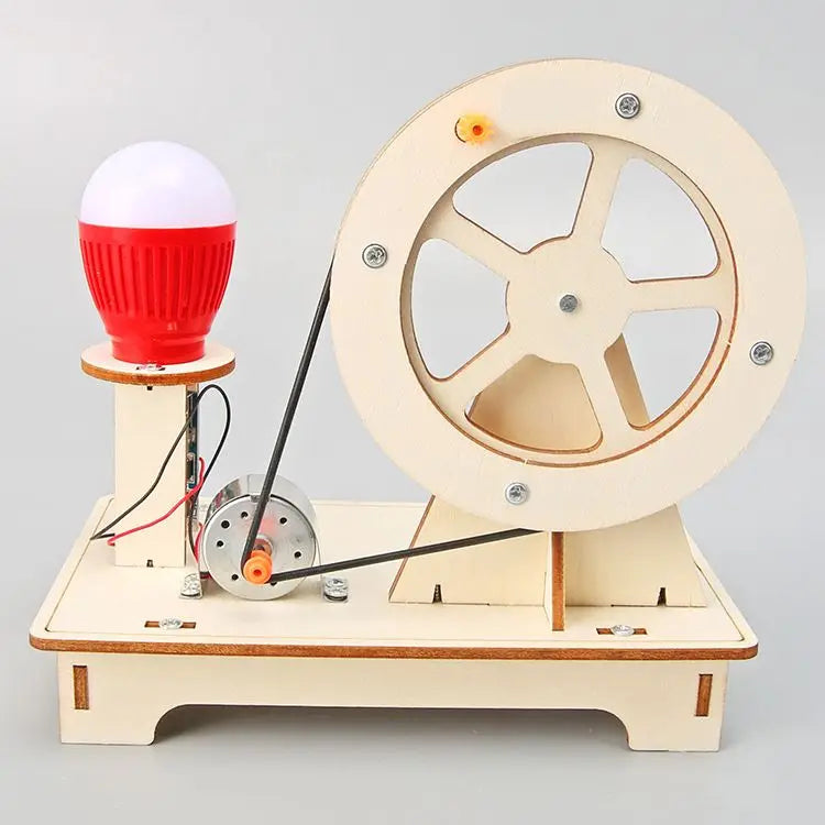 Hand-Cranked Generator Kit – DIY Science Project for Kids (Random Color)