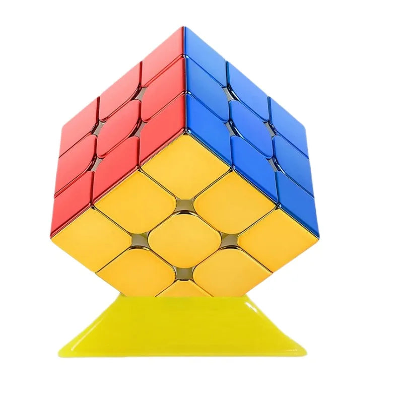 Gold Metallic Magnetic 3x3 Cube