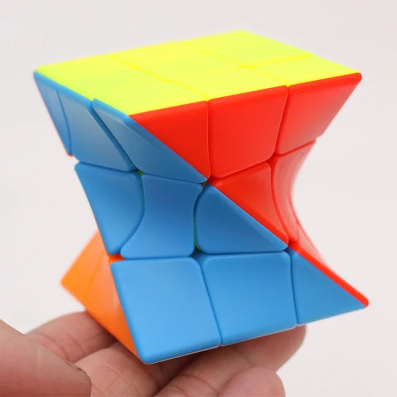 Colorful Twisted Puzzle Speed Magic Cube, Professional Intelligence Development, Educational Toy Cube for Children