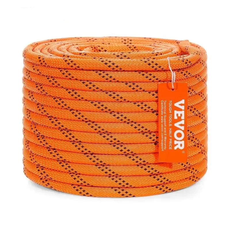 120ft High-Strength Polyester Rope: 48-Strand, Dual-Weave