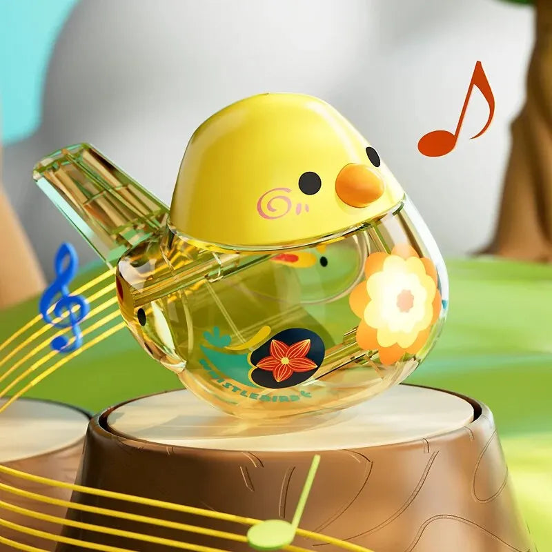 Water Bird Whistle for Infants and Children - Bird's Call Toy, Add Water for Musical Training