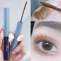 Silver Silk Fiber Matte Mascara Makeup Ultra-Fine Brush Lengthens Eyelashes Waterproof Fast Dry Eyelash Extension Mascara Makeup