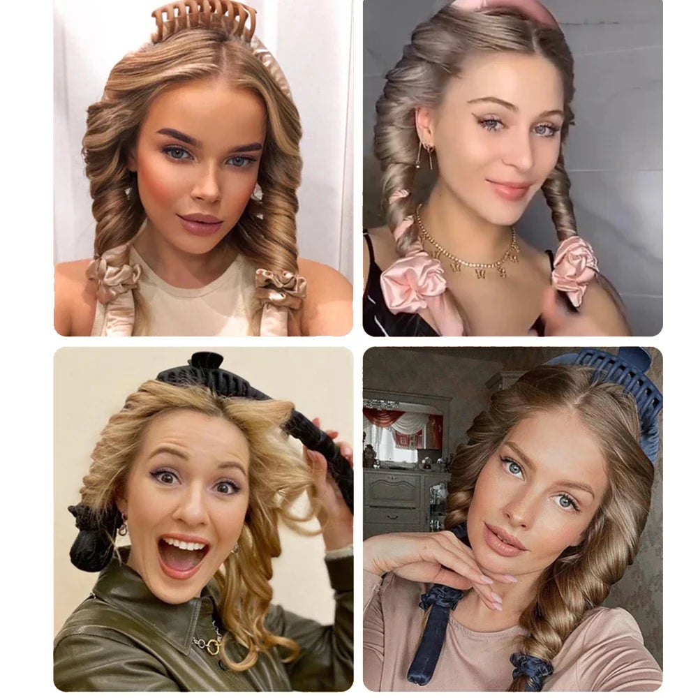 Heatless Curling Rod Headband for Overnight Curls