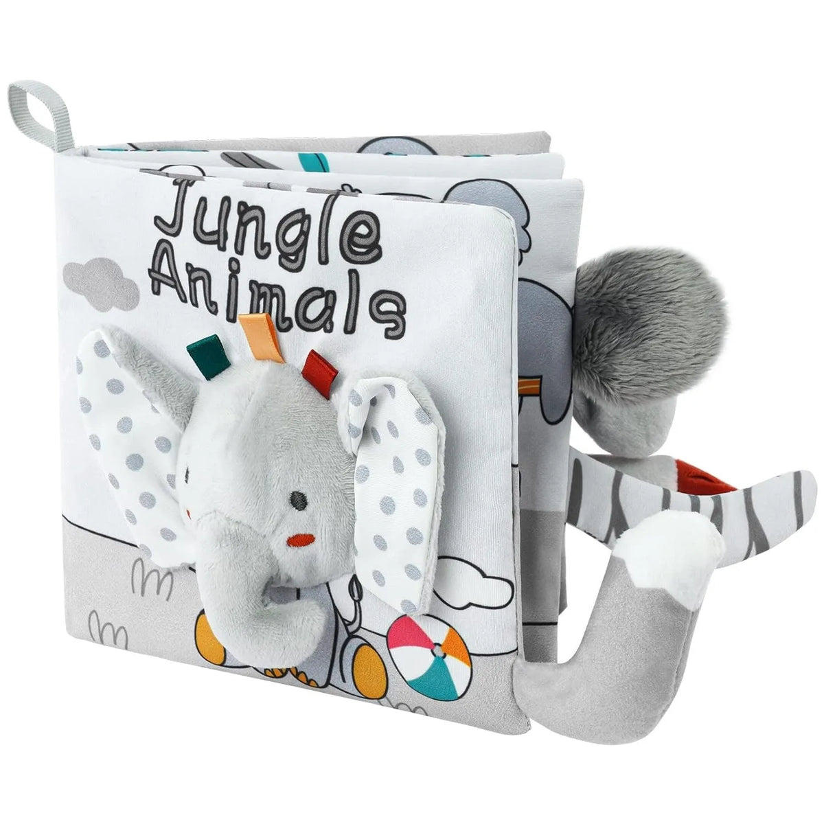 3D Cloth Baby Book - Touch & Feel Crinkle Soft Sensory Book for Infants & Toddlers