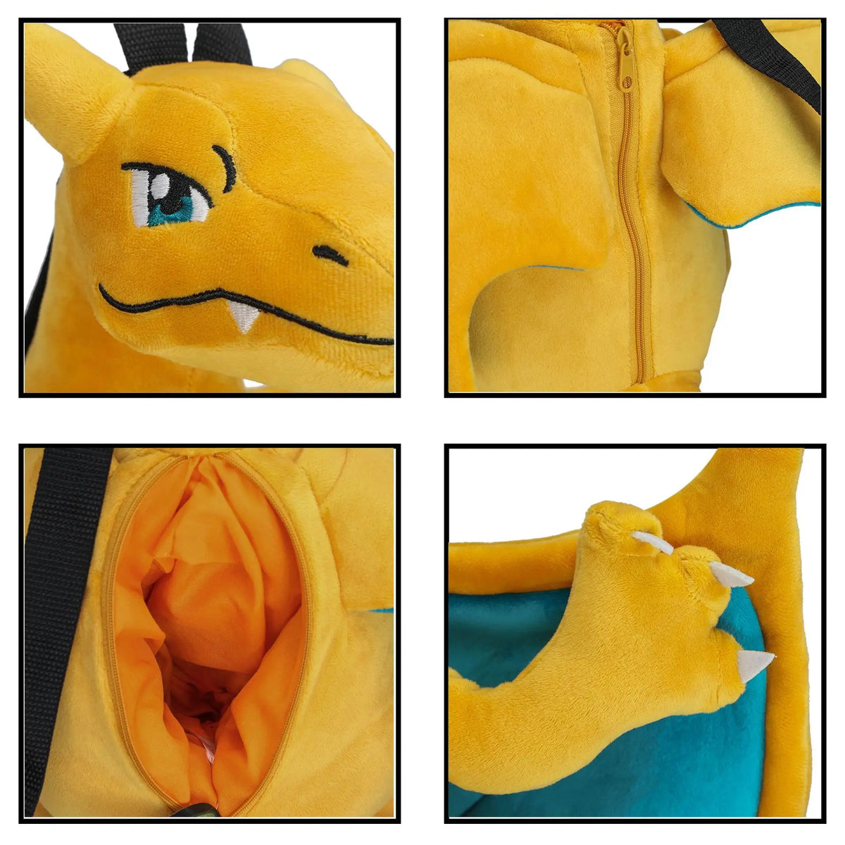 Fire Dragon Plush Backpack