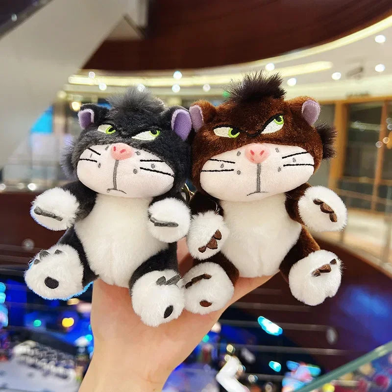 Cartoon Cute Lucifer Cat Plush Keychain, Soft Stuffed Doll Bag Pendant Gift
