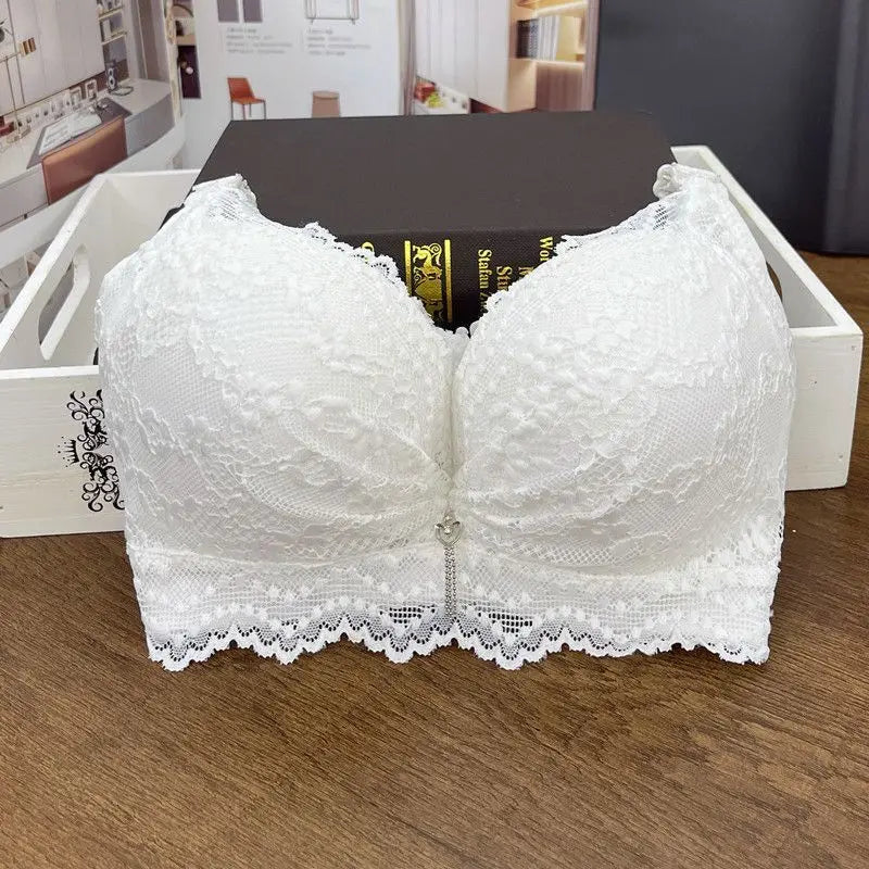 Ultra Push-Up Bra 12CM Extreme Padding for Small Chest Wireless Seamless Plunge Bra with Side Support Enhancer for Flat Chest
