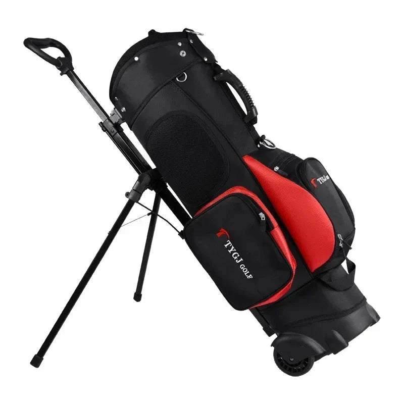 Large Capacity Golf Bag with Wheel and Ball Pack