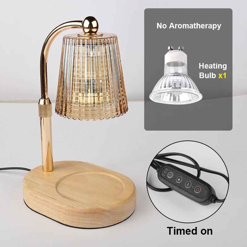Glass Candle Warmer Lamp with Timer - Gift Set Styles